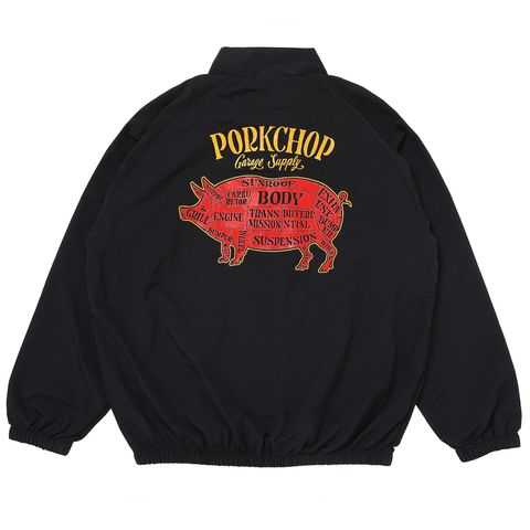 PORK BACK NYLON JKT / BLACK / ナイロンジャケット