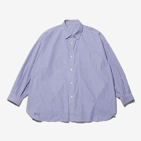 CORPORATE UNIFORM L/S SHIRT / BLUE STRIPE