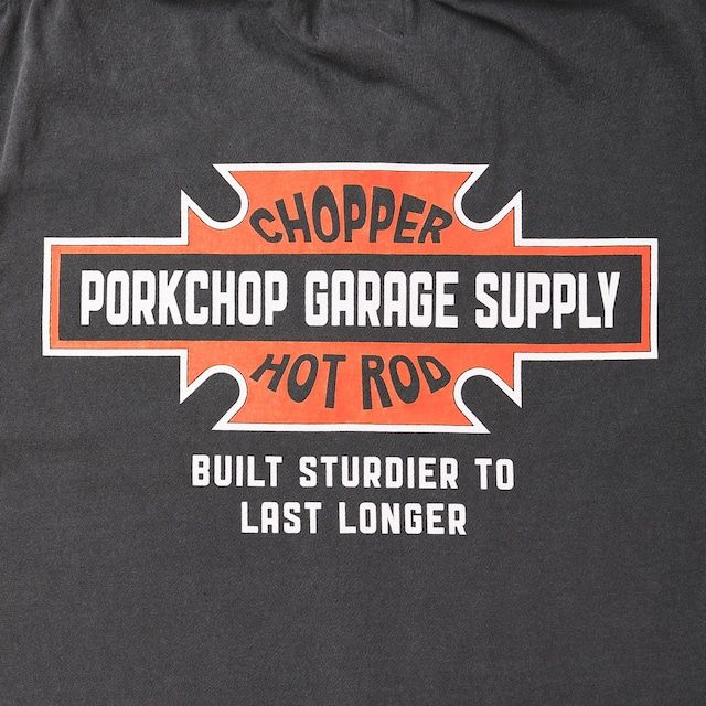 PORKCHOP - BAR&SHIELD L/S TEE ロンT ポークチョップ PORKCHOP BAR&SHIELD L/S TEE ロンT