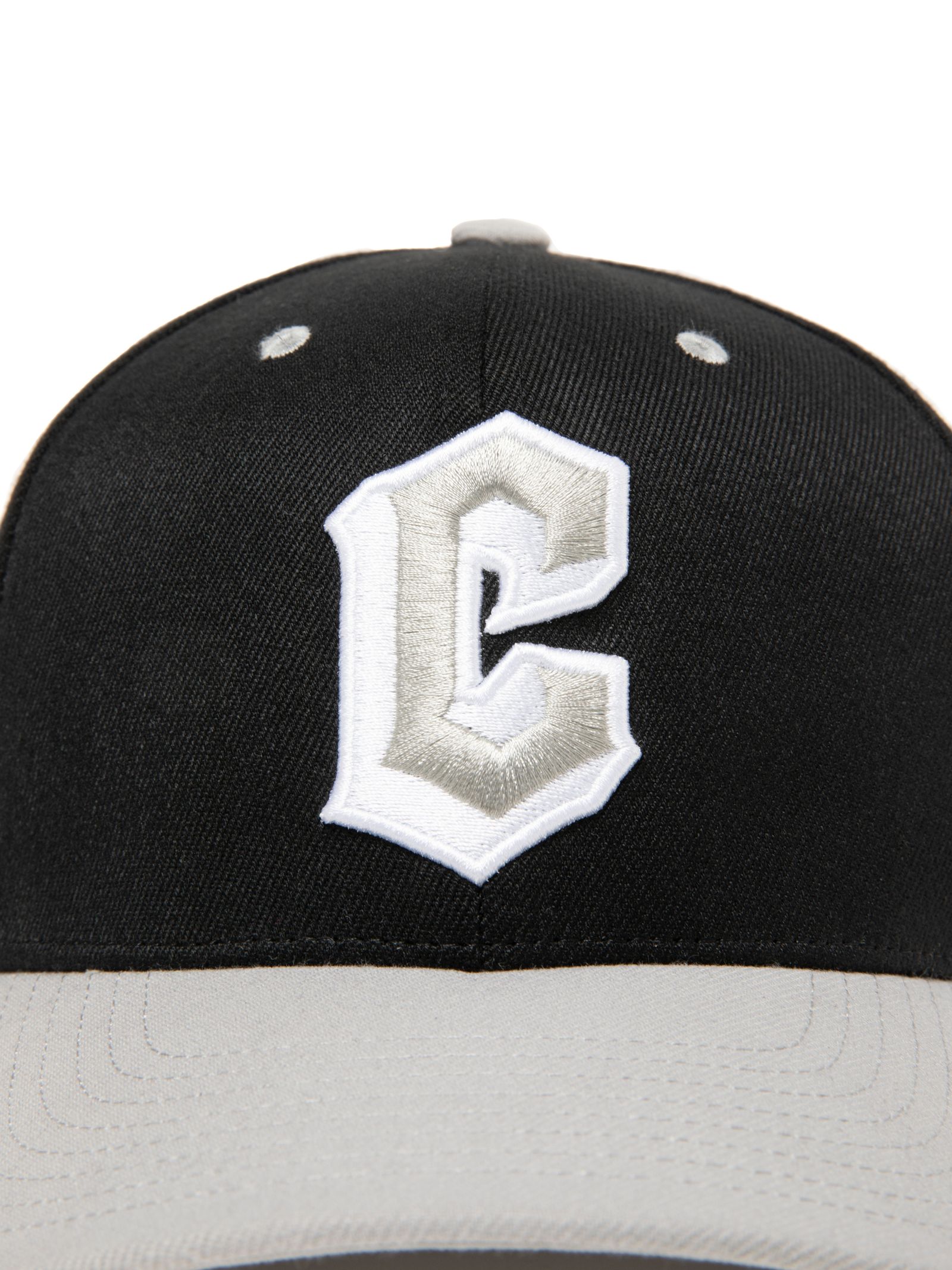 6 PANEL STRETCH SNAPBACK CAP / BLACK /  MITCHELL & NESSコラボ / MTL-CTE-03