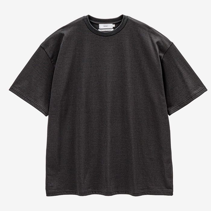 Tri Spun Cotton S/S Oversized Tee / Charcoal