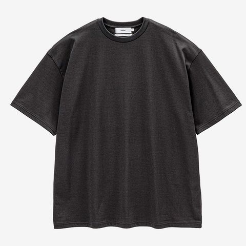 Tri Spun Cotton S/S Oversized Tee / Charcoal
