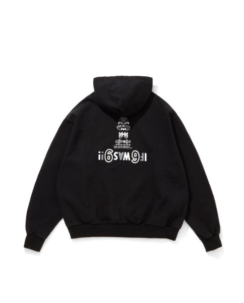 "HideandSeek×Toru Nishiura" The H&S Hooded Sweat Shirt / BLK / フーデッドスウェット