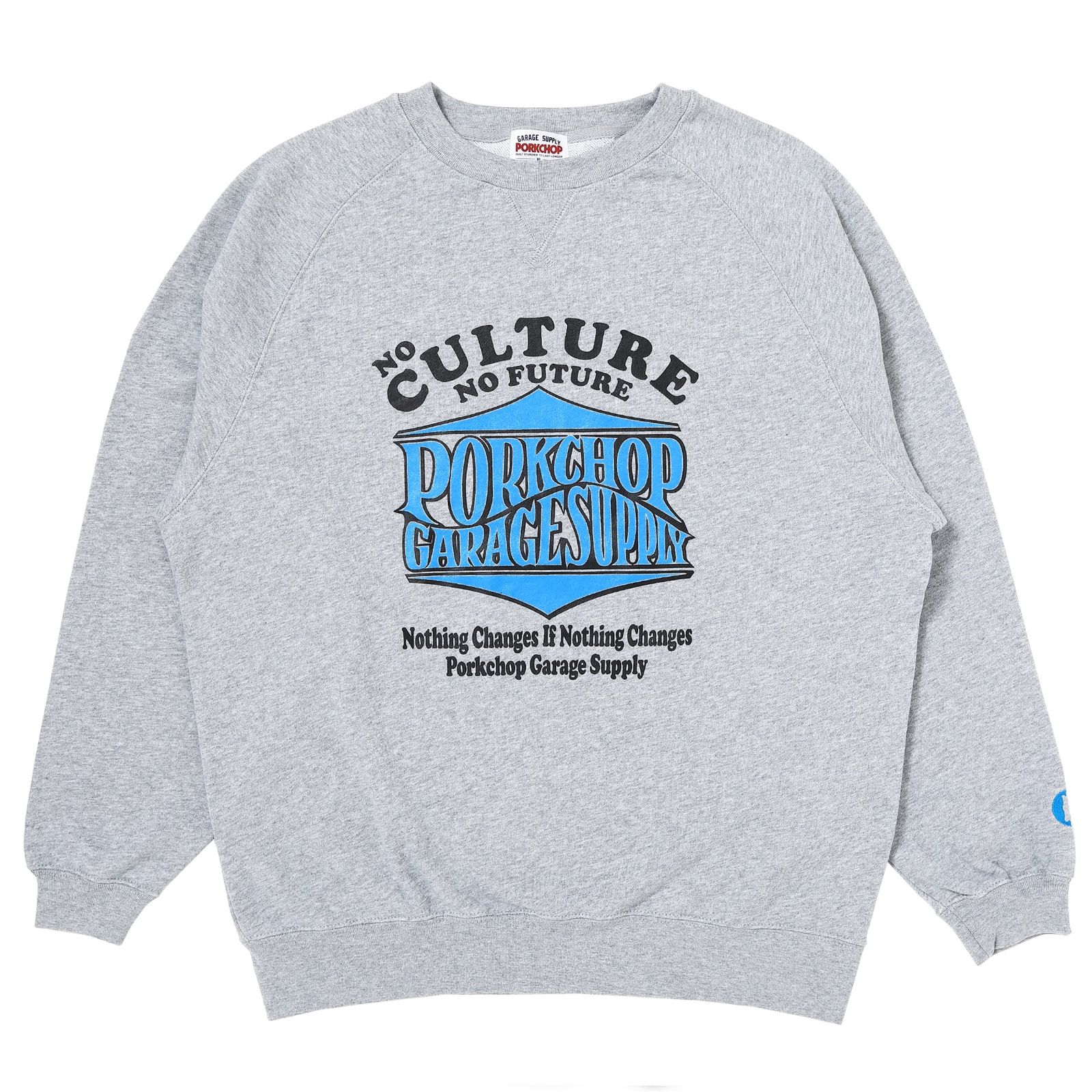 WAVE LOGO SWEAT / GRAY / プリントスウェット