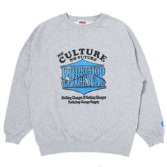 WAVE LOGO SWEAT / GRAY / プリントスウェット