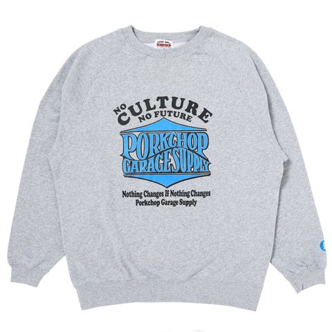 WAVE LOGO SWEAT / GRAY / プリントスウェット