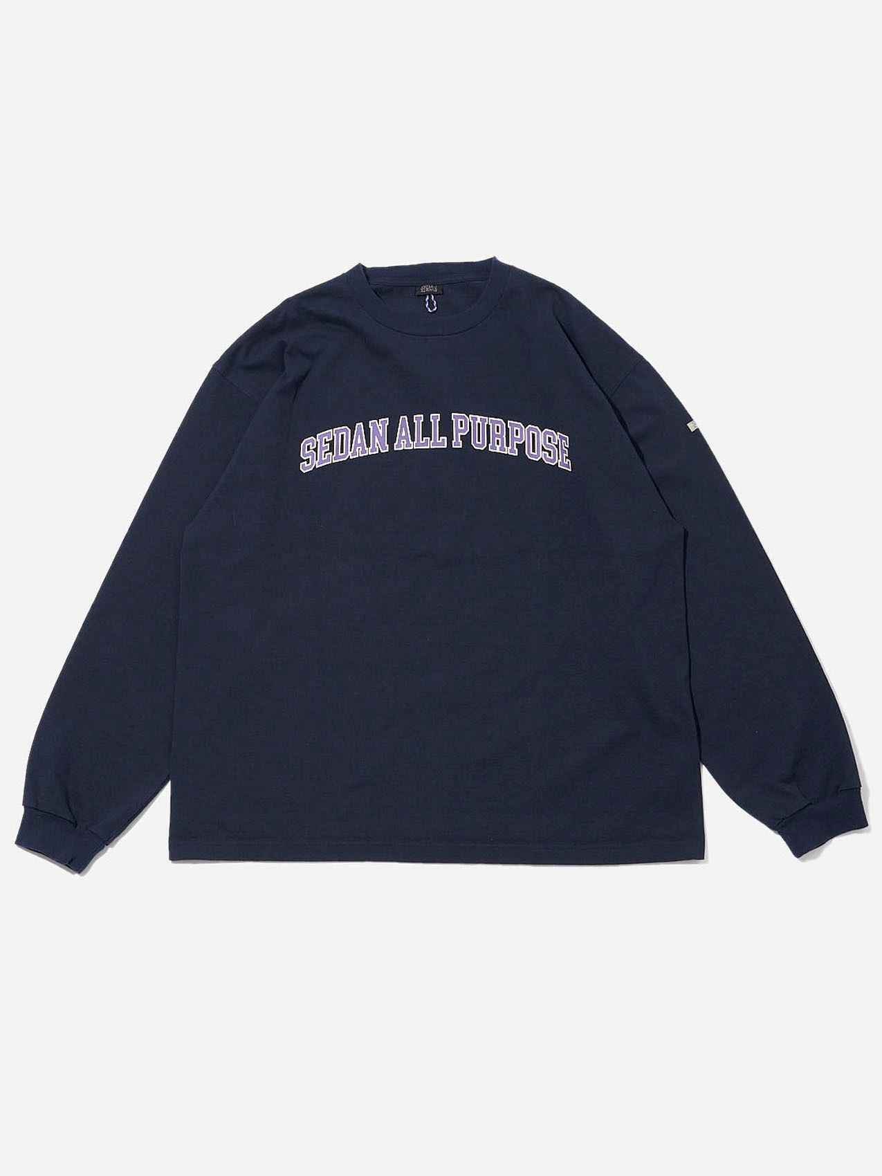 SEDAN ALL-PURPOSE - ARCH LOGO L/S TEE / NAVY | Stripe Online Store