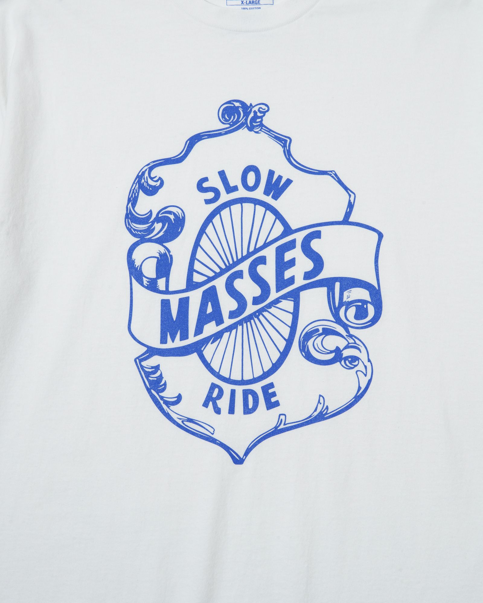 T-SHIRT SLOW RIDE / WHITE / プリントティー