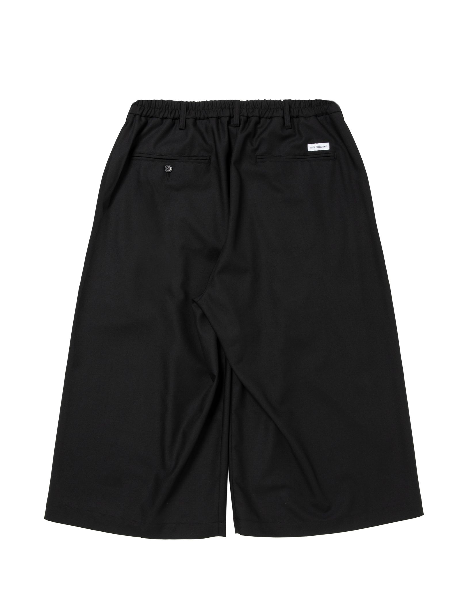 T/W Twill Shin Cut Wide Easy Trousers / BLACK /  シンカットイージートラウザーズ / CTE-25S107