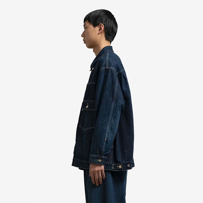 Selvage Denim Jacket -DARK FADE- / INDIGO DARK FADE