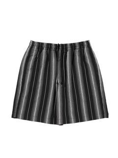Dobby Chain Stripe Easy Shorts / BLACK /  イージーショーツ / CTE-26S130