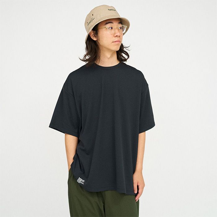 2-PACK TECH SMOOTH S/S CREW NECK / BLACK