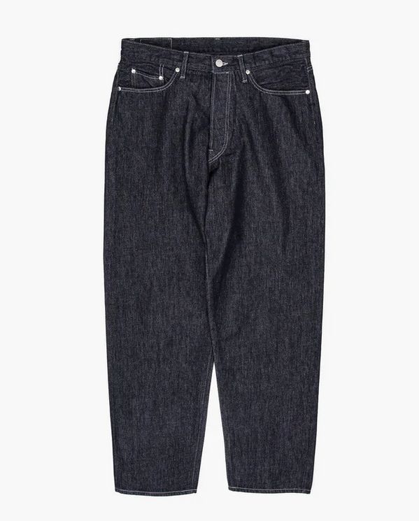 Graphpaper - Colorfast Denim Two Tuck Tapered Pants | Stripe