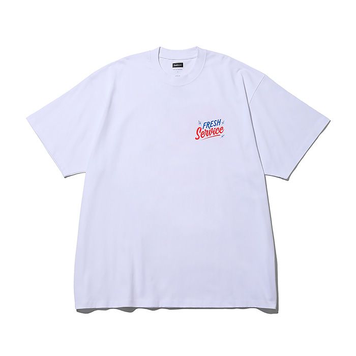 CORPORATE PRINTED S/S TEE ”ALL DAY ALL NIGHT ” / RED