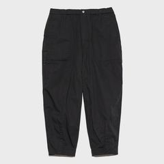 Ripstop Wide Cropped Field Pants / K(Black)