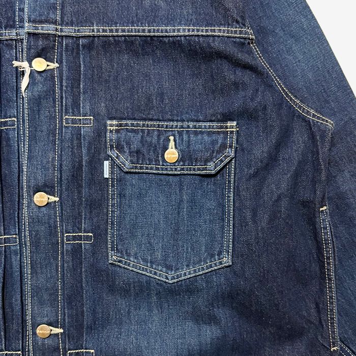 Selvage Denim Jacket -DARK FADE- / INDIGO DARK FADE