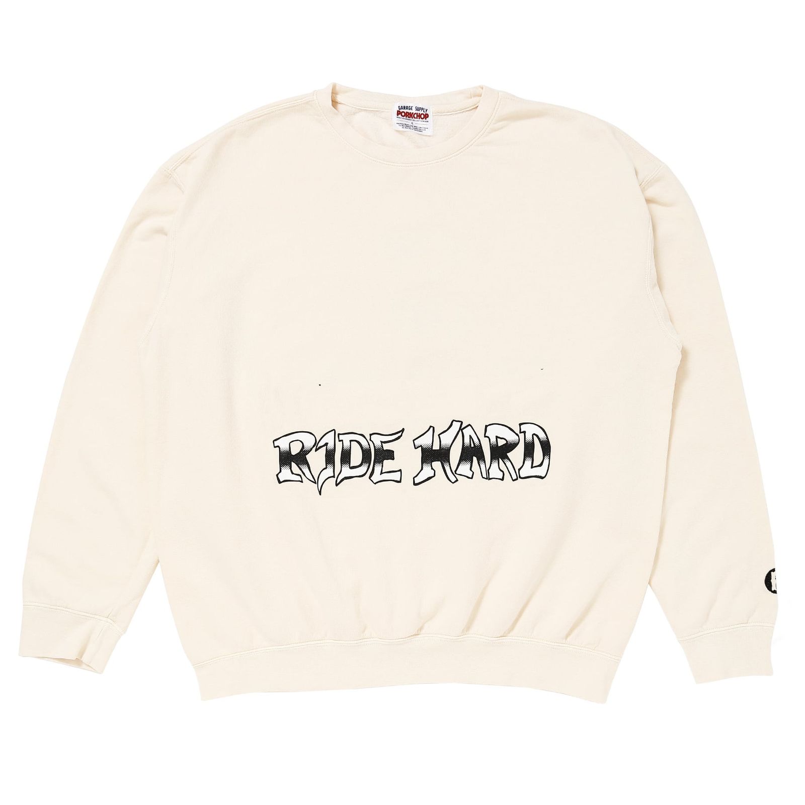 RIDE HARD SWEAT / IVORY / スウェット