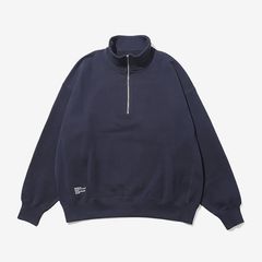 HEAVY OZ HALF ZIP PULLOVER / NAVY