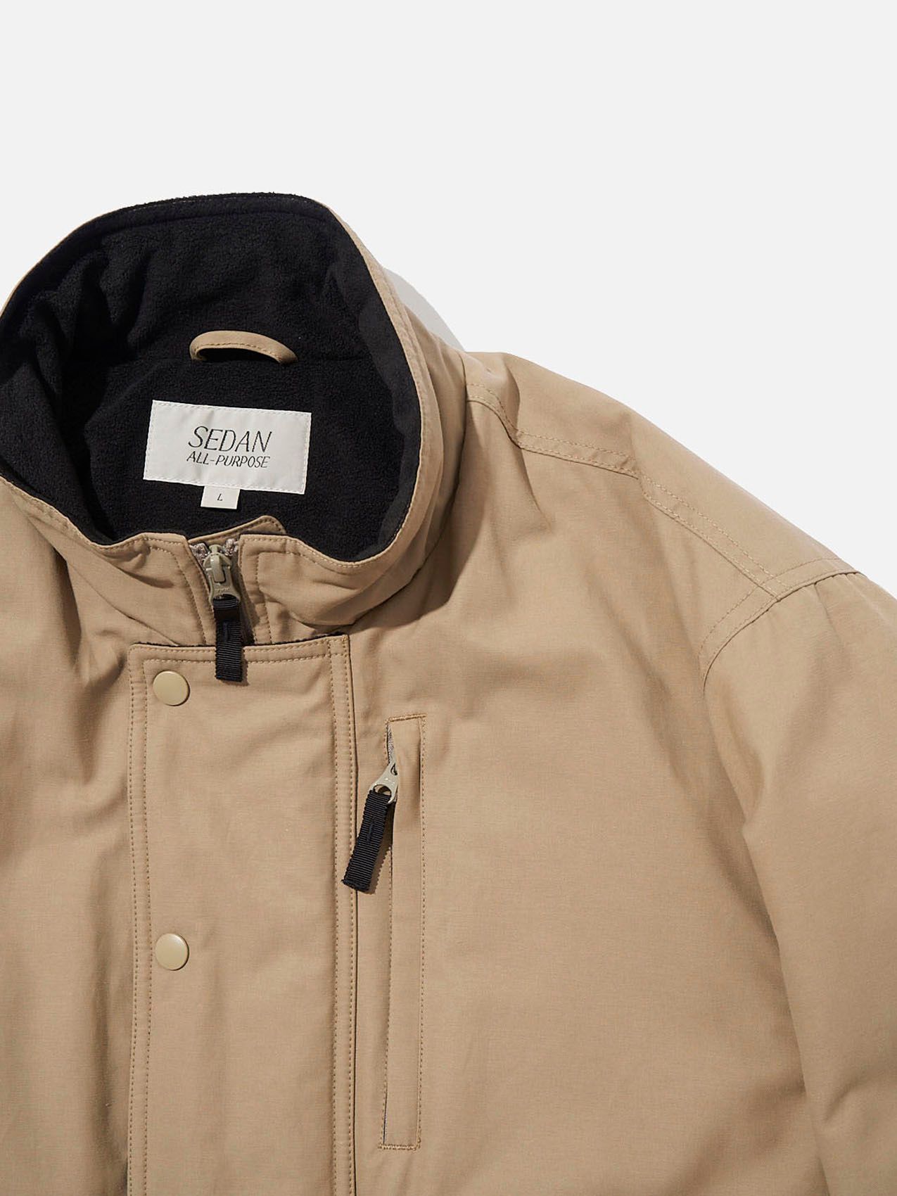 SEDAN ALL-PURPOSE - FLEECE LINED JACKET / Khaki | Stripe Online Store