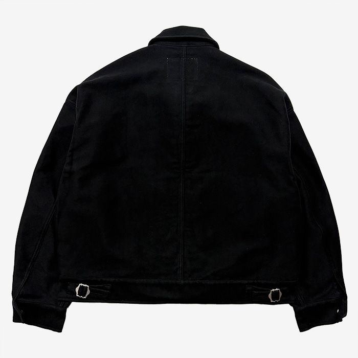 Women / Cotton Double Serge Zip Jacket / Black