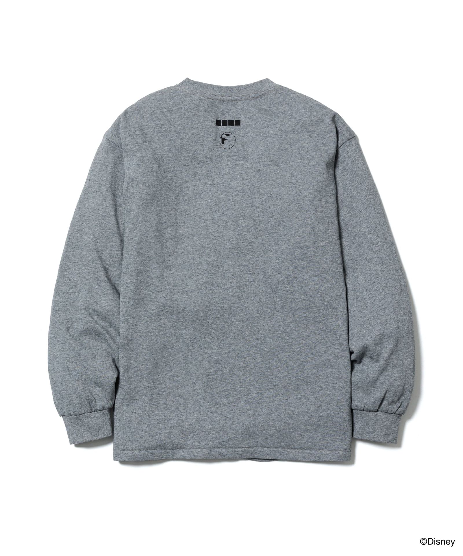 MICKEY L/S T-SHIRT / GRAY / プリント ティーシャツ