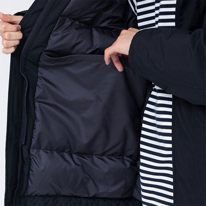nanamica - GORE-TEX Down Coat / N(Navy) | Stripe Online Store