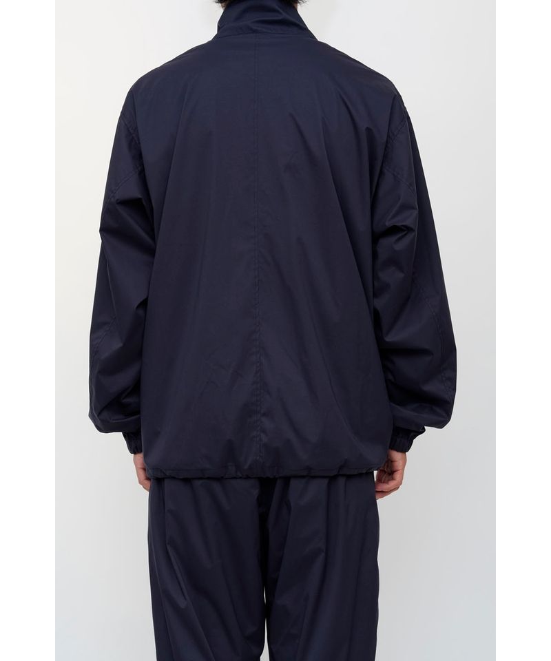 UNIVASAL PRODUCTS ネイビー ナイロンジャケット フルジップ adidas 【古着】adidas（アディダス）紺 黄緑 ネイビー