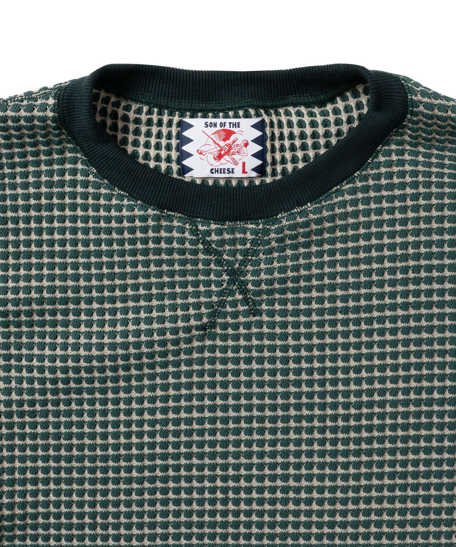 SON OF THE CHEESE - HOLD FAST THERMAL SHIRT / GREEN