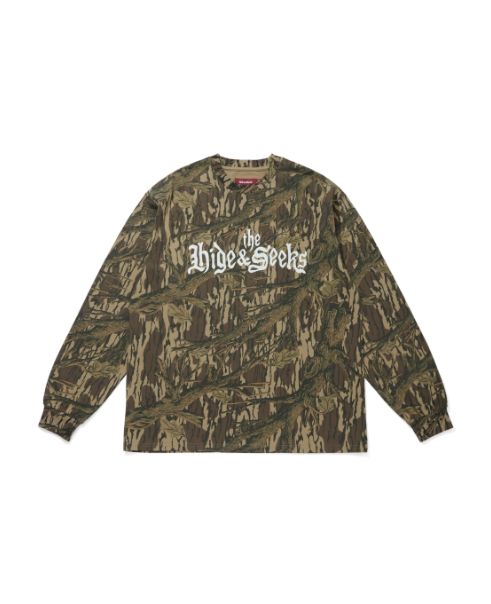 "HideandSeek×Toru Nishiura" The H&S L/S Tee / CAMO / L/Sシャツ