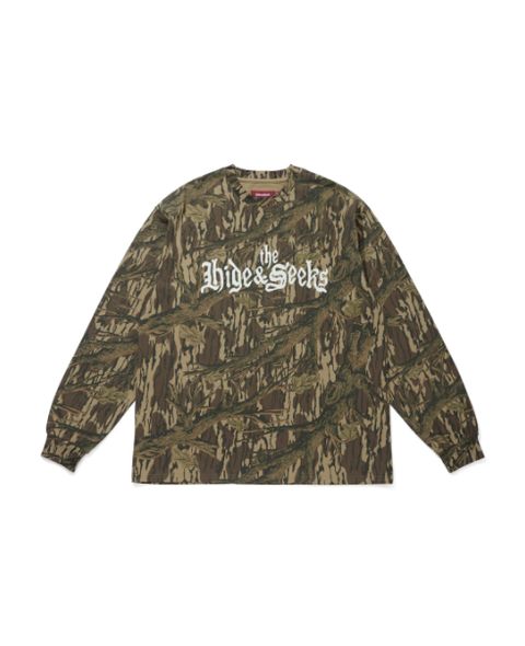 "HideandSeek×Toru Nishiura" The H&S L/S Tee / CAMO / L/Sシャツ