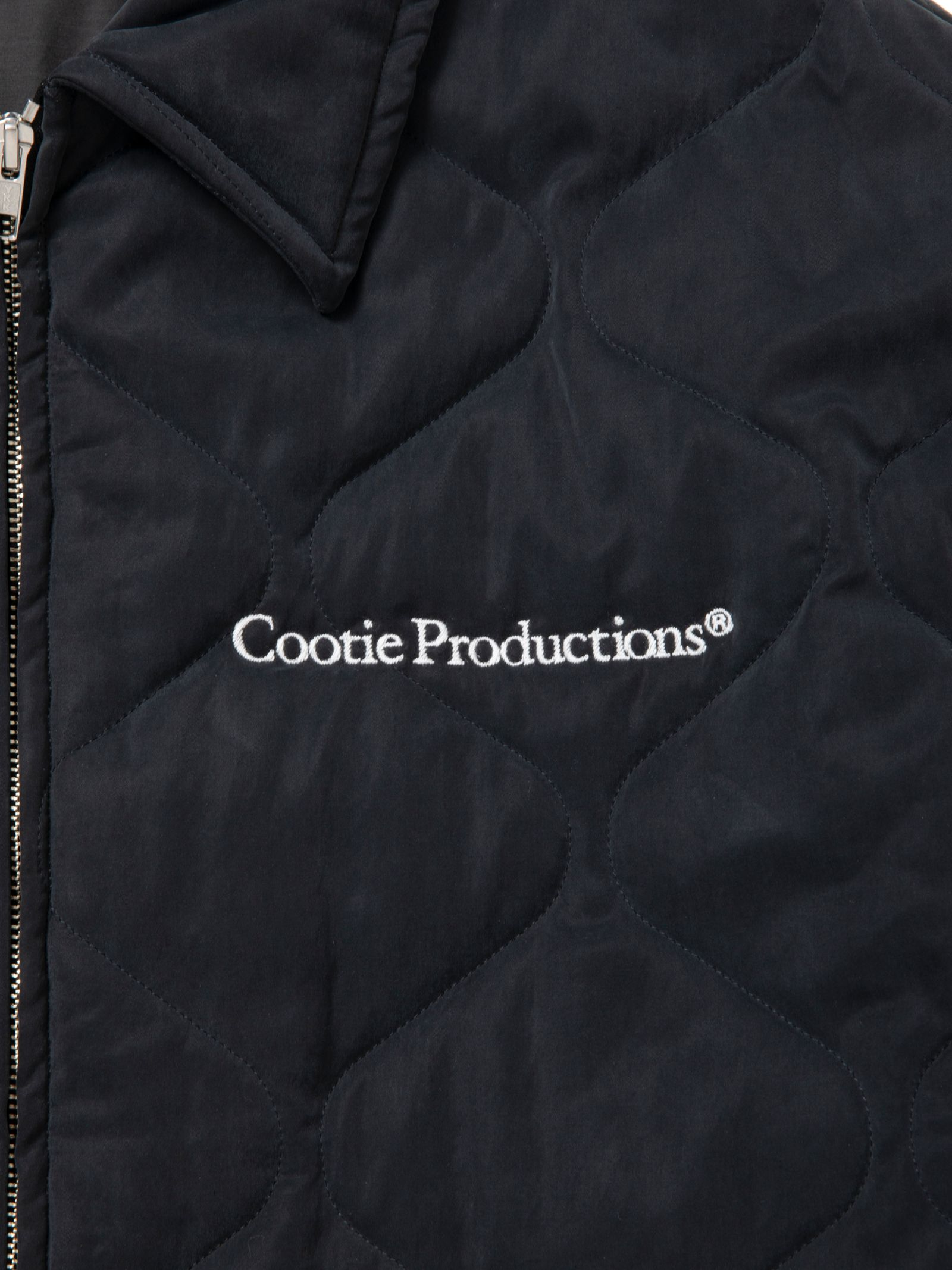 Cu/Ny Satin Vietnam Liner Jacket / BLACK /  ベトナムジャケット