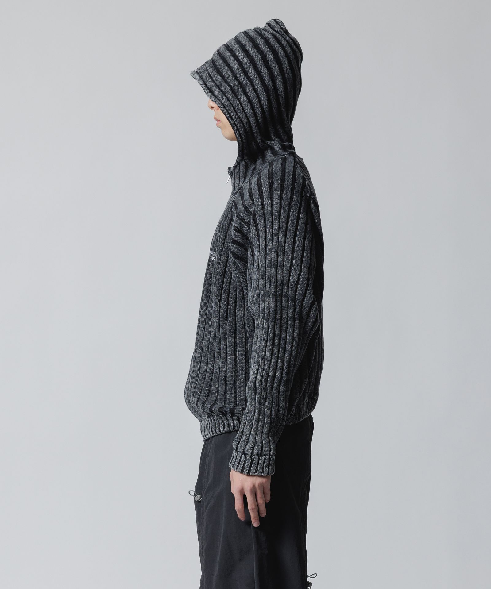 CPG KNIT HOODIE 26AW / BLACK / ニット フーディー