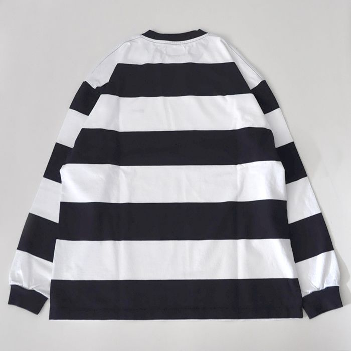 HORIZONTAL STRIPE LS / NAVY - 2