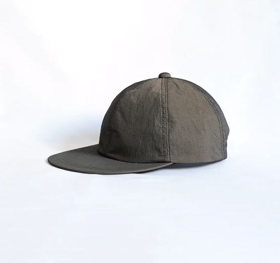 ENDS and MEANS - Nylon 6 Panels Cap / Chacoal Brown | Stripe 