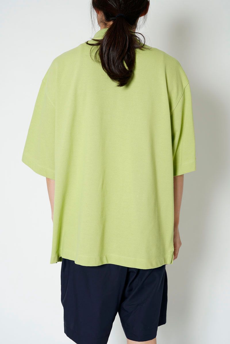 PIQUET POLO SHIRT / LIME