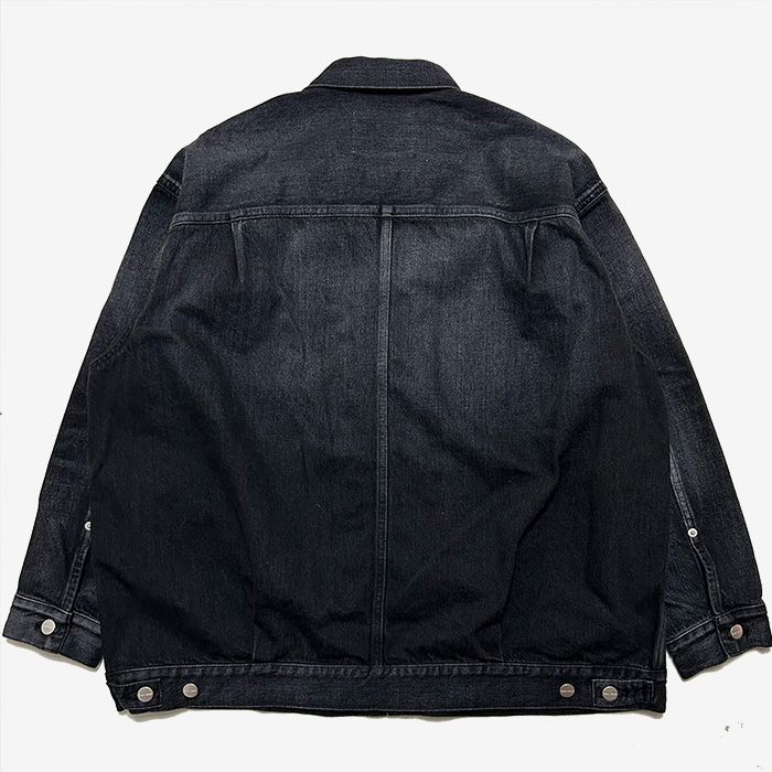 Selvage Denim Zip Jacket -DARK FADE- / BLACK DARK FADE