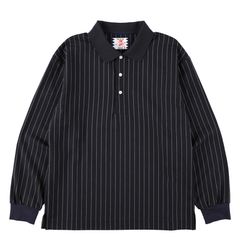 Rugby Shirt / NAVY / 総柄ラグビーシャツ