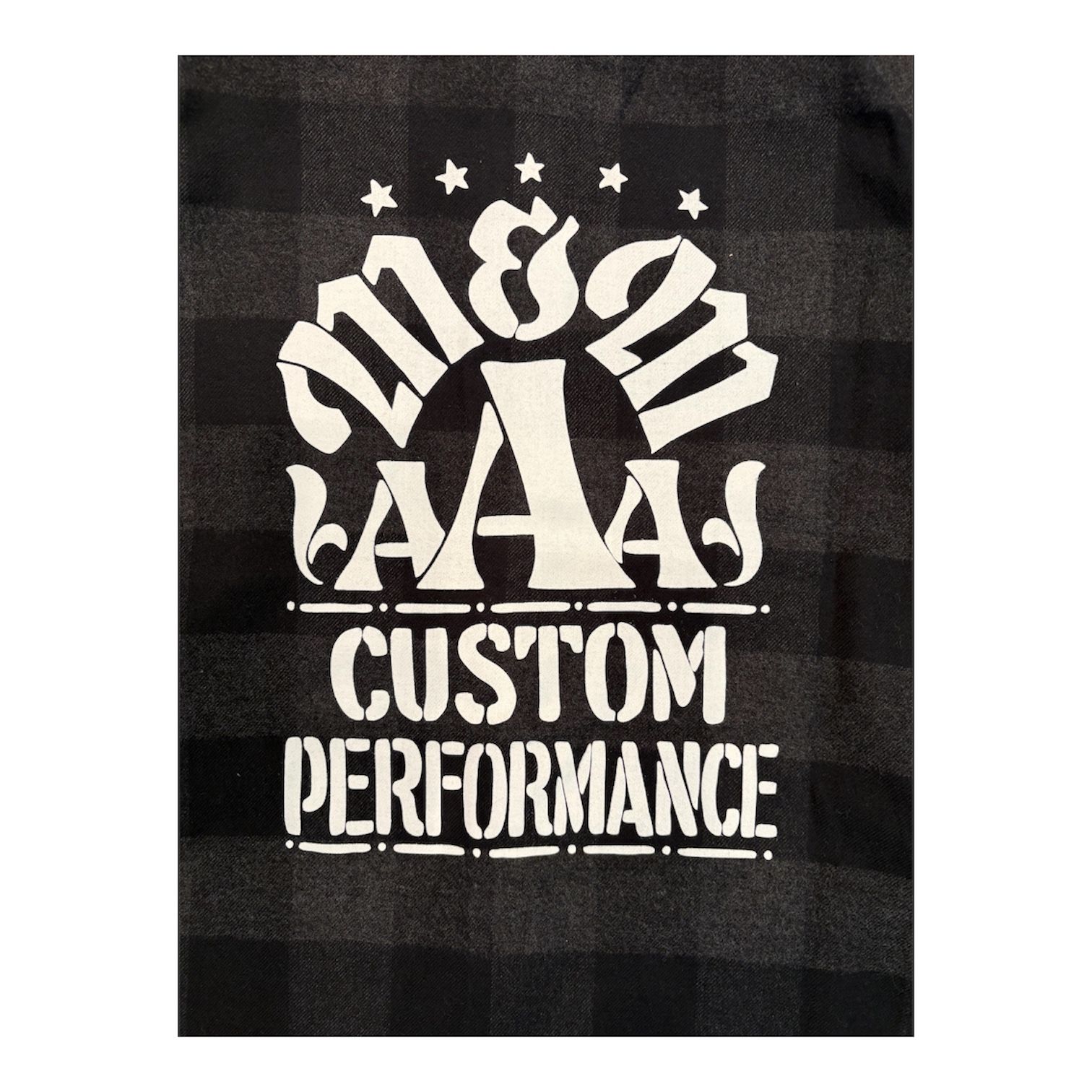 FLANNEL CHECK SHIRT / CHACOAL/BLACK / フランネルシャツ