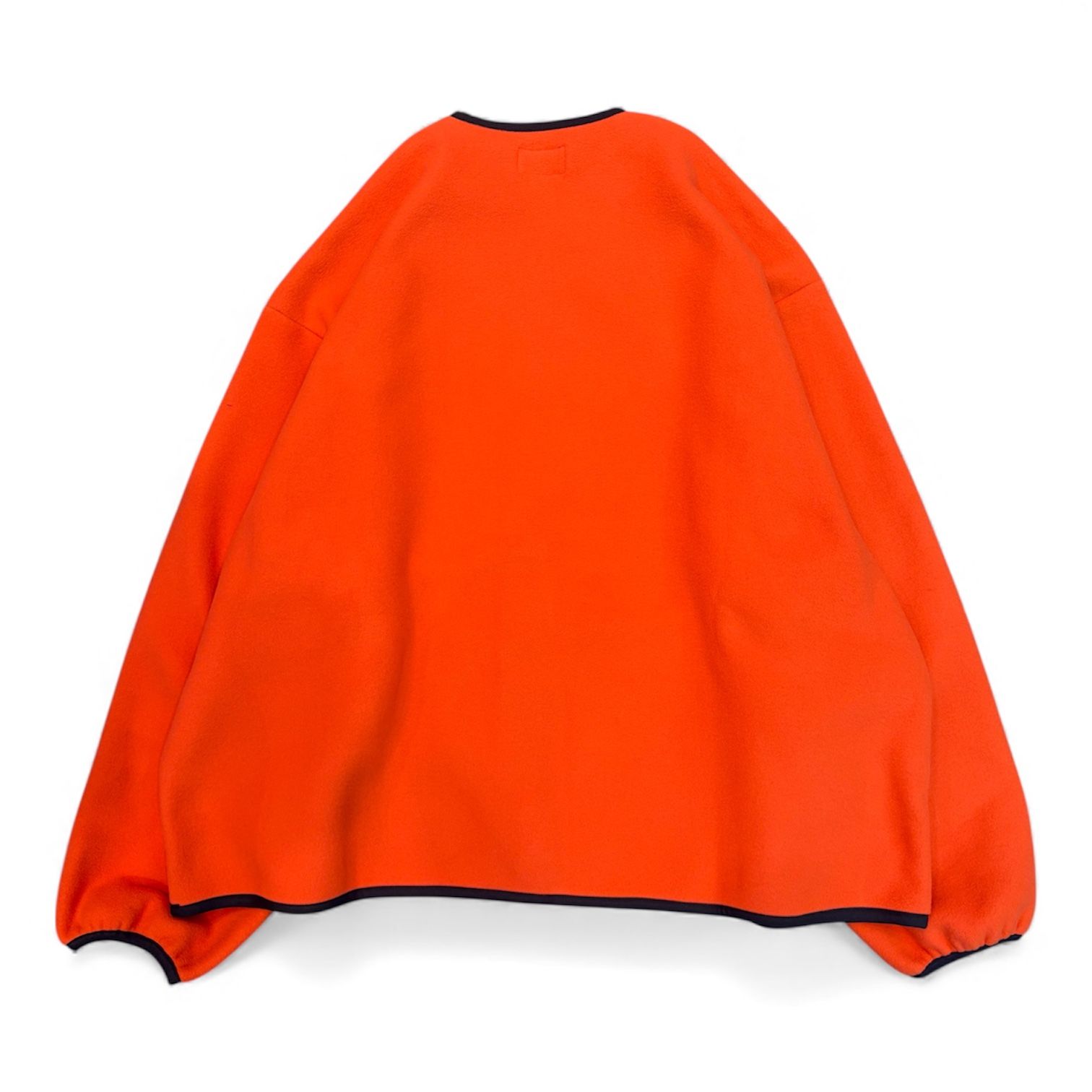 KNOT FLEECE CARDIGAN / ORANGE