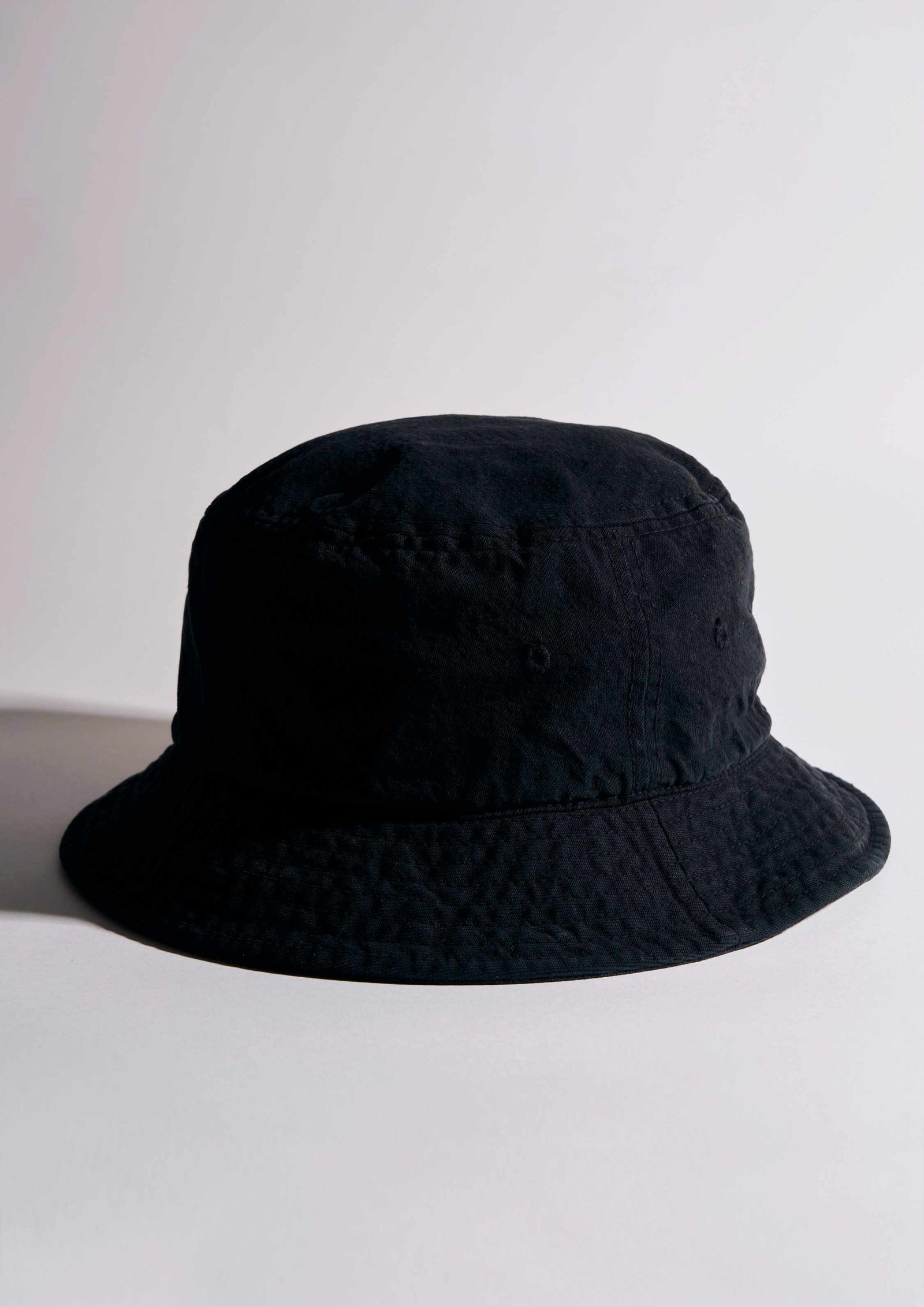 BUCKET HAT BLACK TWILL / BLACK