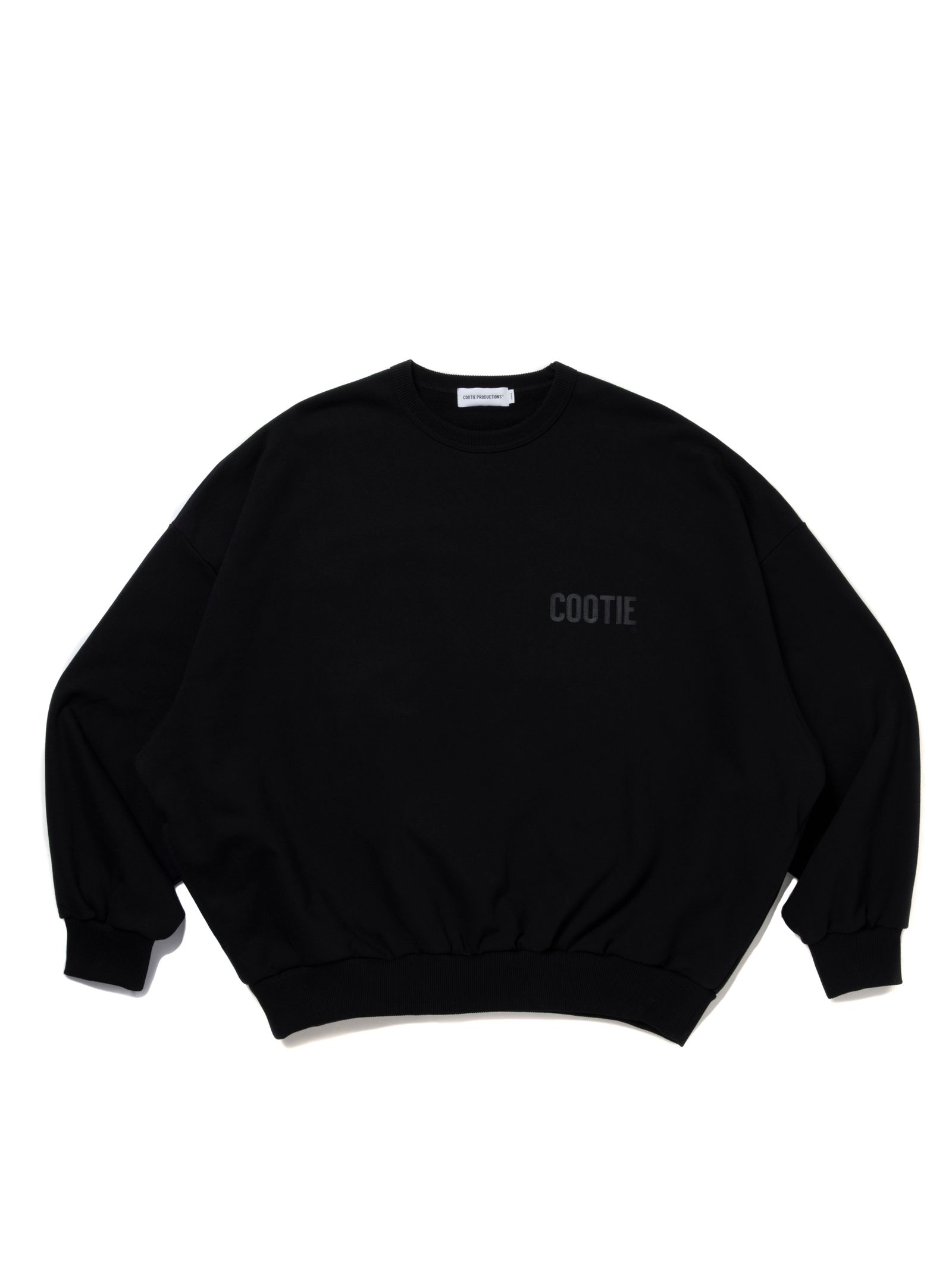 Chubby Sweat Crew / BLACK /  T/Cバルキー糸スウェット / CTE-25A320