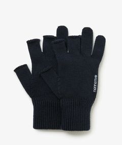HIKER FINGERLESS GLOVES WOOL YARN / NAVY