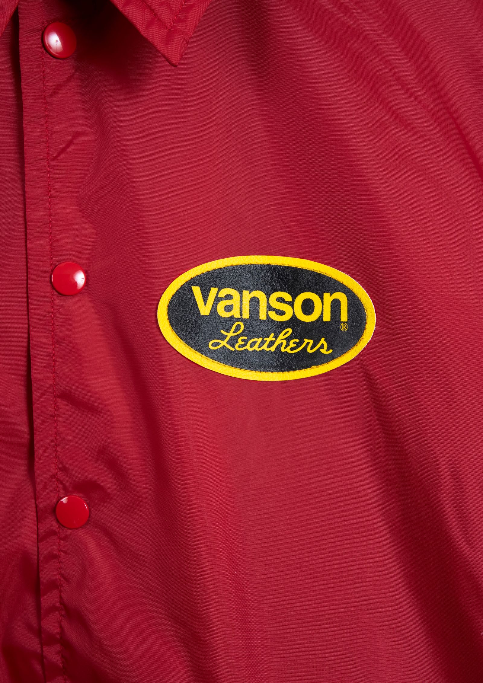 VANSON × MASSES NYLON JKT / RED / VANSONコラボレーション