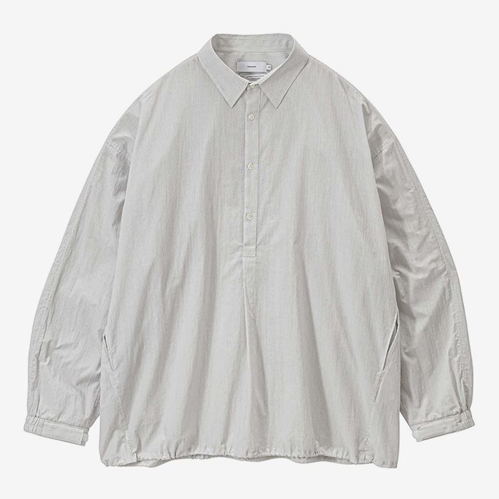 Seersucker Pullover Shirt / White