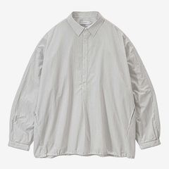 Seersucker Pullover Shirt / White