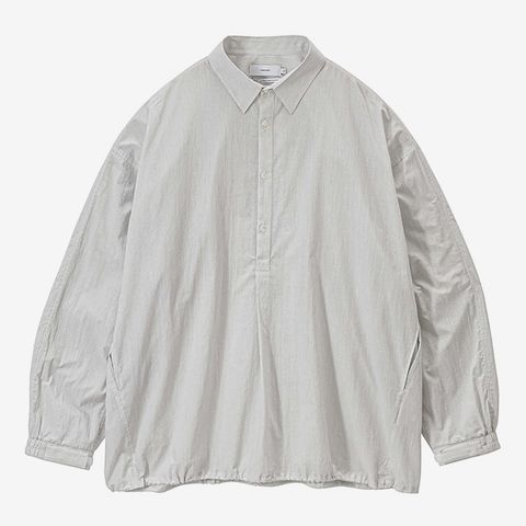 Seersucker Pullover Shirt / White