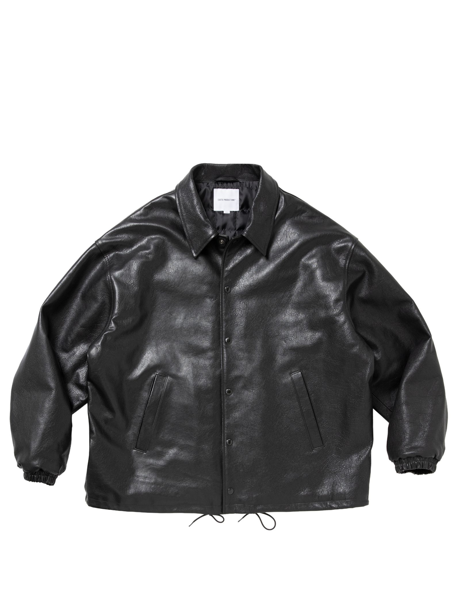 Sheepskin Coach Jacket / BLACK / レザージャケット