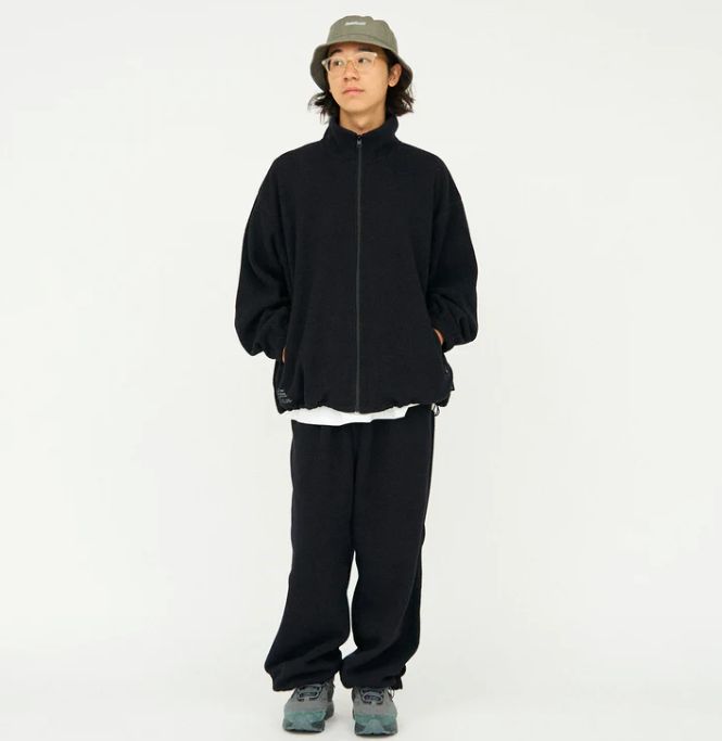 FreshService - POLARTEC FLEECE STAND COLLAR BLOUSON / BLACK