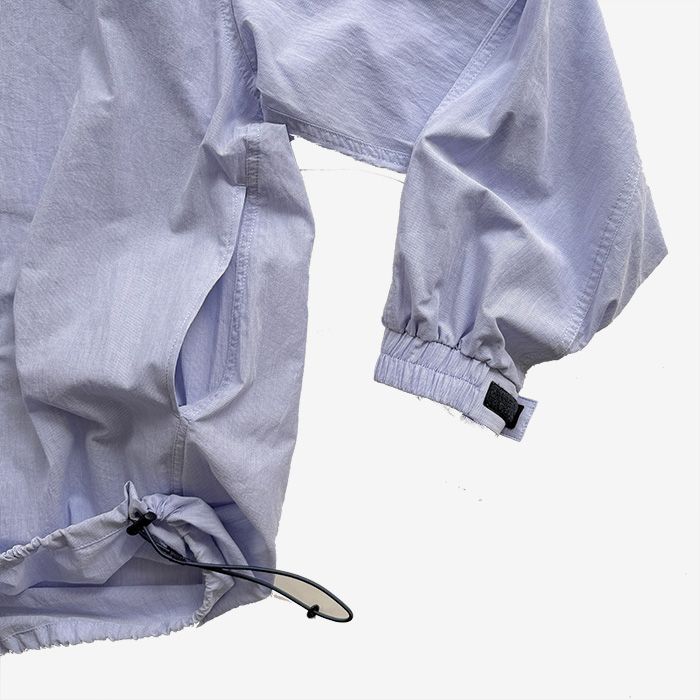 Seersucker Pullover Shirt / Blue