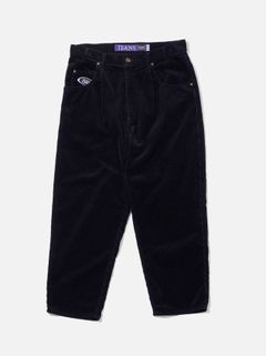 OVAL LOGO CORDUROY PANT / BLACK